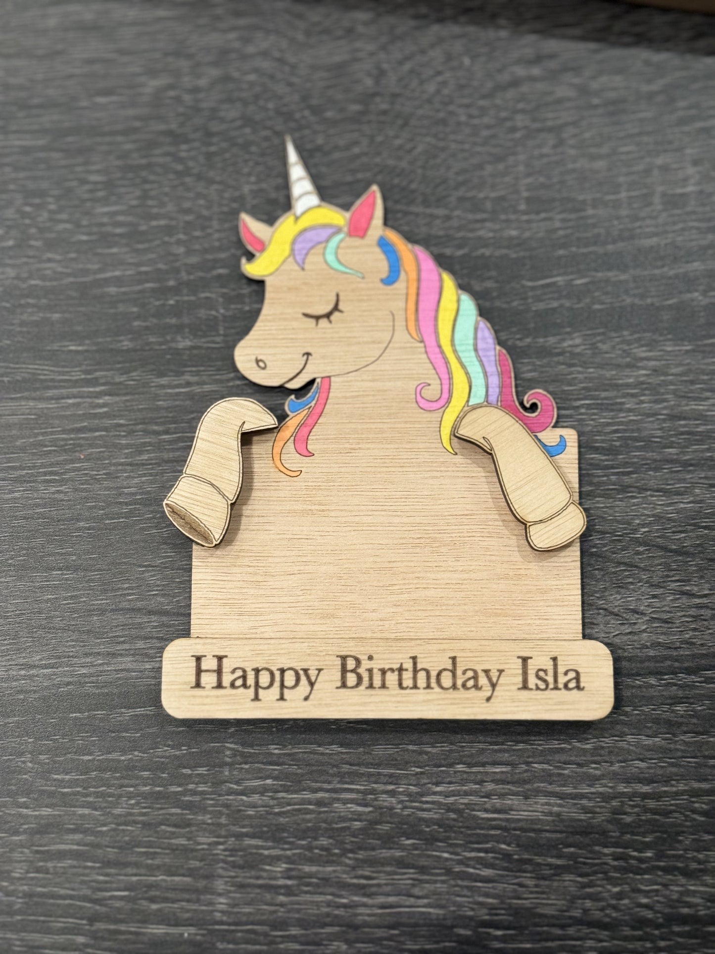 Unicorn Gift Card Holder