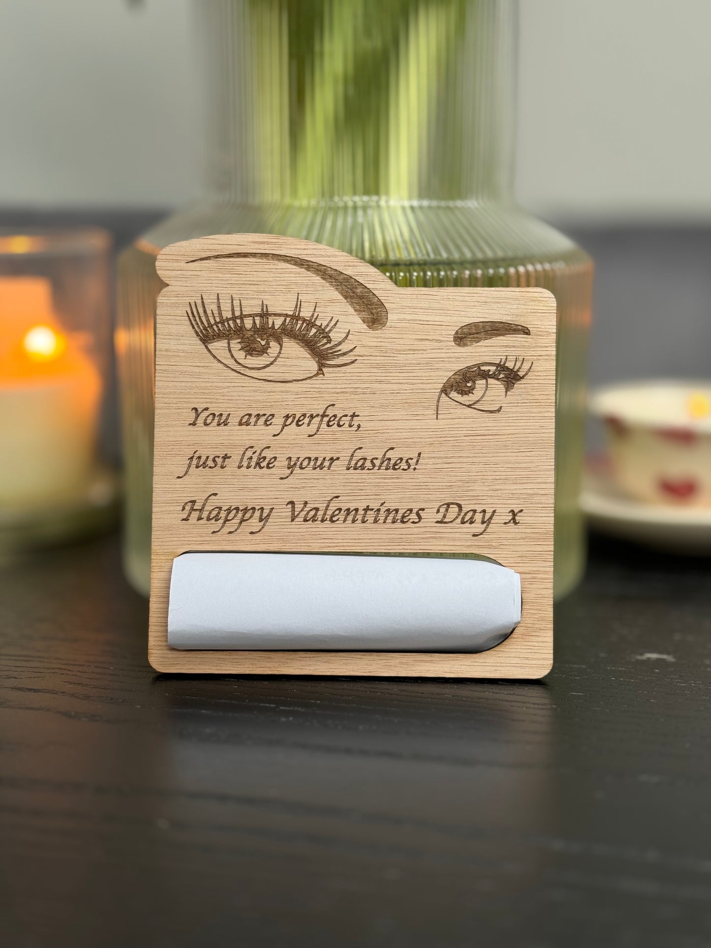 Eyelash Gift Voucher/Money Holder