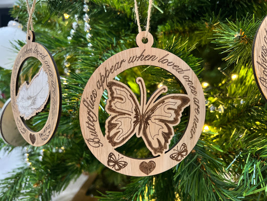 Butterfly Design Memorial Decoration