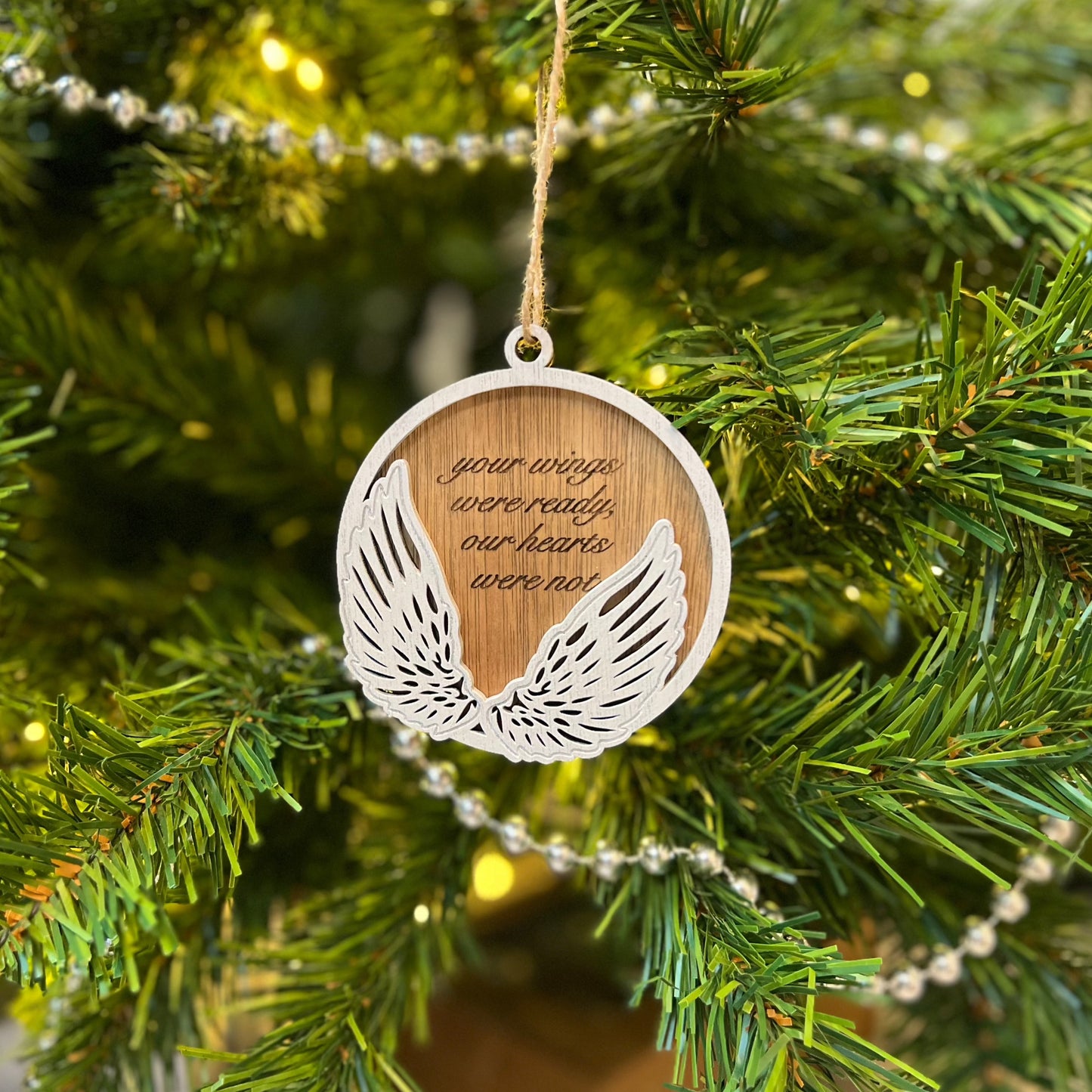 Angel Wings Memorial Decoration.