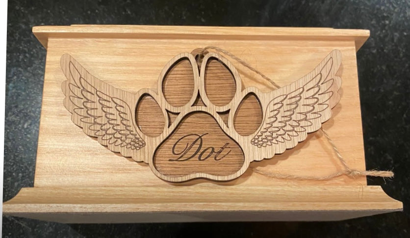 Memorial Paw Print Decoration