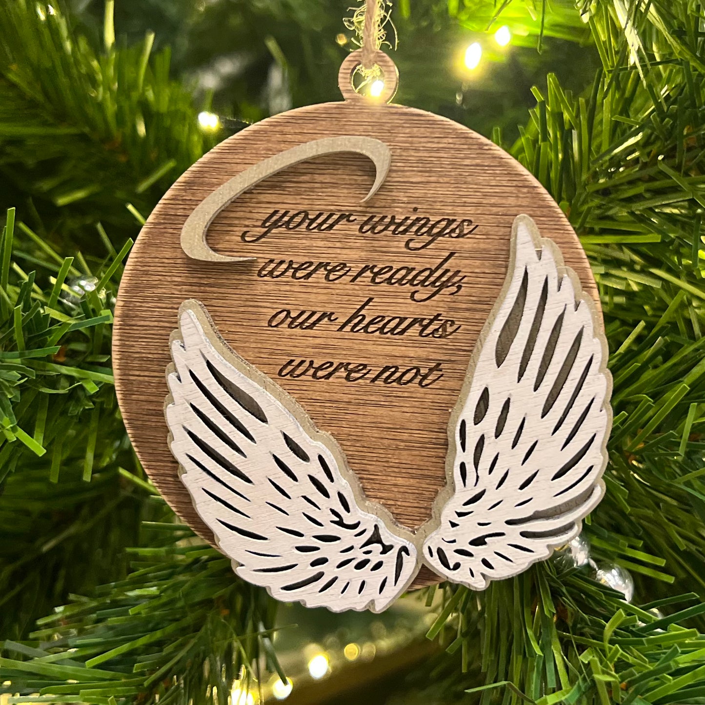 Angel Wings Memorial Decoration.